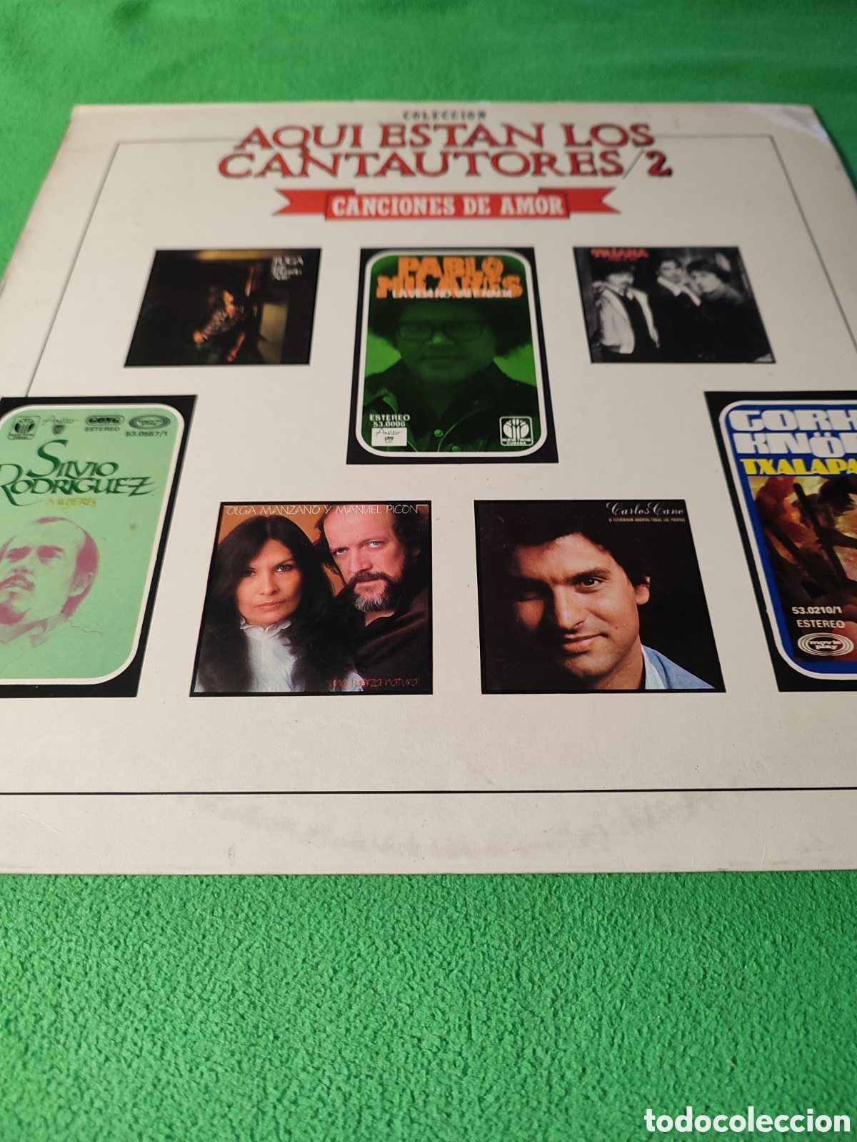 Discos de vinilo: Aqu&iacute; est&aacute;n los cantautores - Canciones de amor vol 2