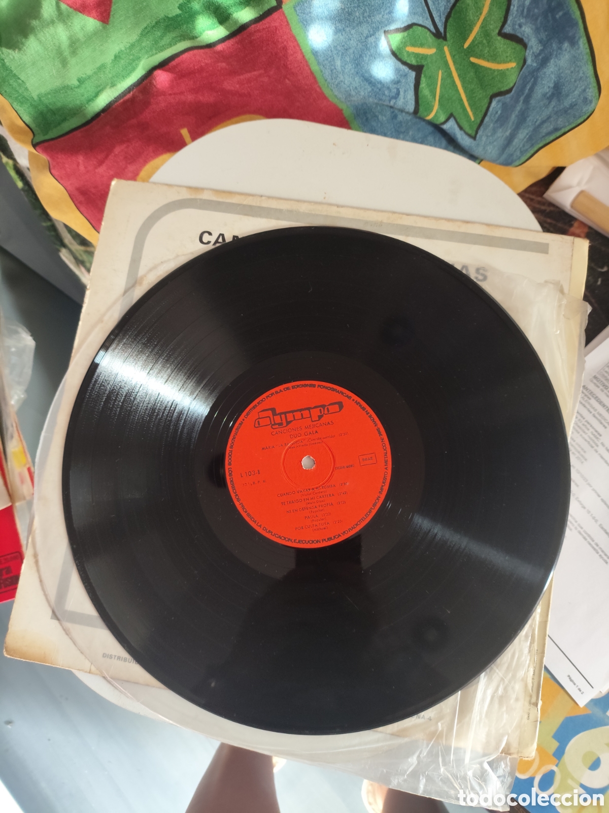 Discos de vinilo: Disco Vinilo Duo Gala Canciones Mexicanas - Foto 4