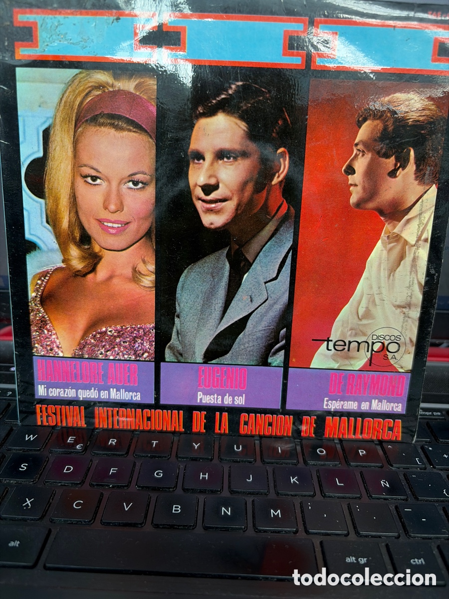 Discos de vinilo: HANNELORE AUER - EUGENIO - DE RAYMOND - FESTIVAL INT DE MALLORCA EP SPAIN