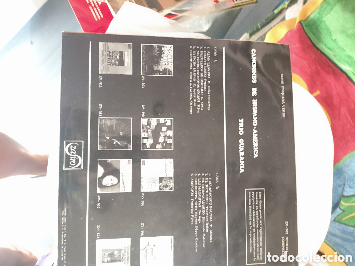 Discos de vinilo: Disco Lp Canciones de Hispano Am&eacute;rica - Foto 2