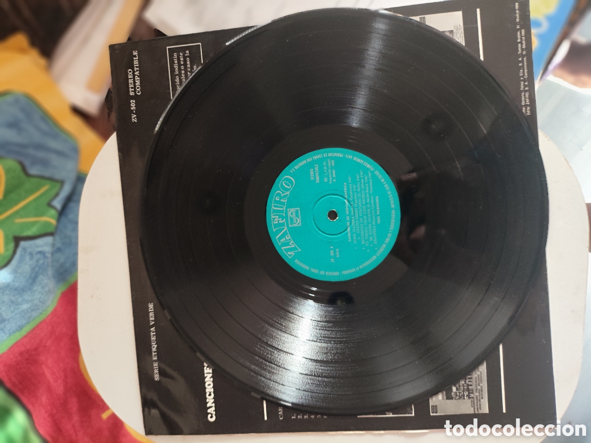Discos de vinilo: Disco Lp Canciones de Hispano Am&eacute;rica - Foto 3