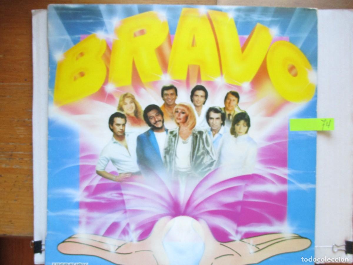 Discos de vinilo: DISCO LP , VARIOS CANTANTES VER ATRAS , BRAVO ,BUEN ESTADO