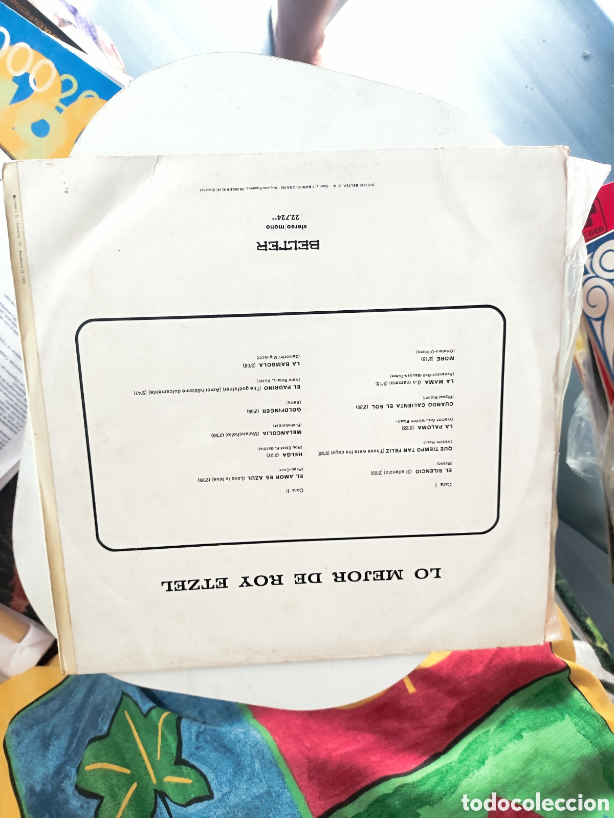 Discos de vinilo: Disco vinilo Lo mejor de Roy Etzel - Foto 2