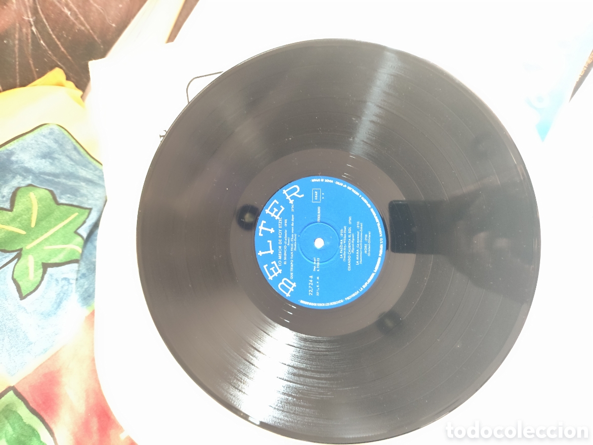 Discos de vinilo: Disco vinilo Lo mejor de Roy Etzel - Foto 3