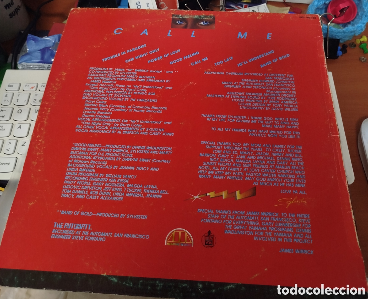 Discos de vinilo: Sylvester. - Calle me - Foto 2