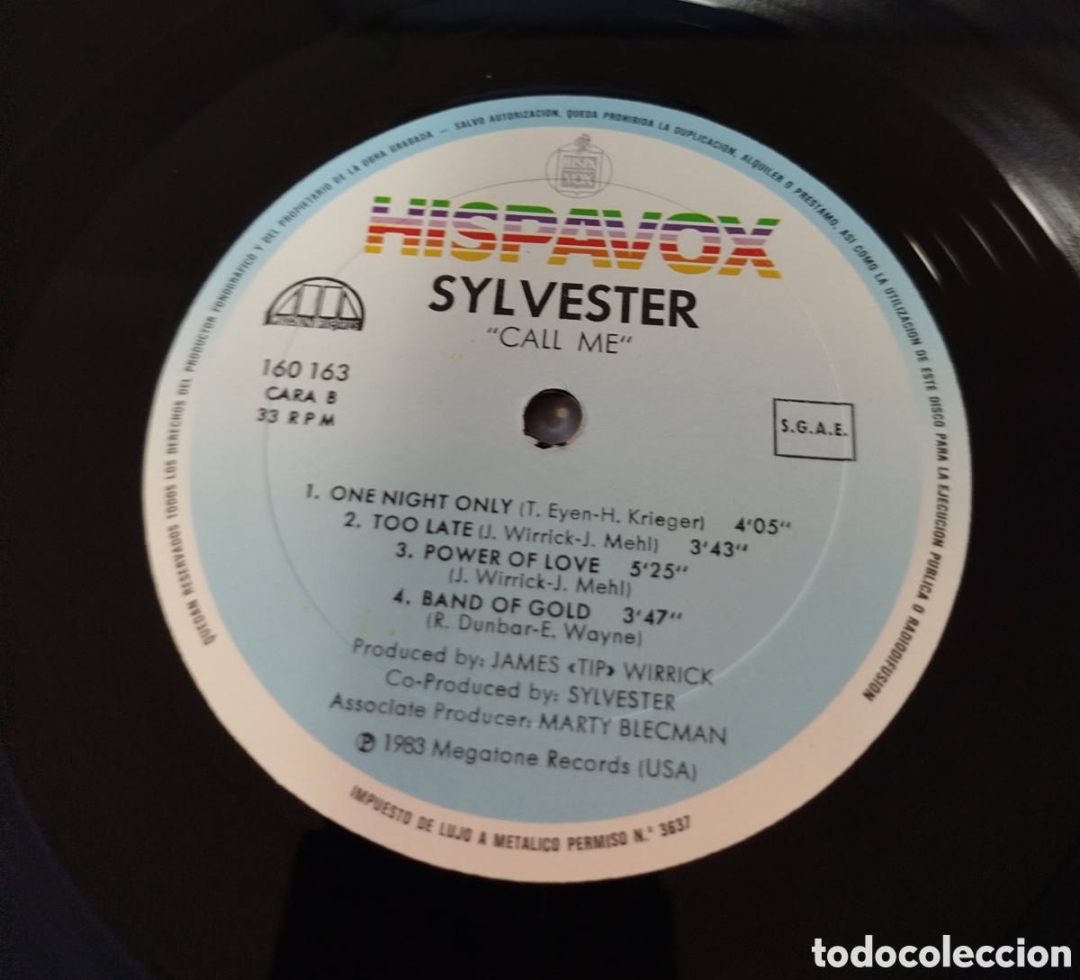 Discos de vinilo: Sylvester. - Calle me - Foto 4