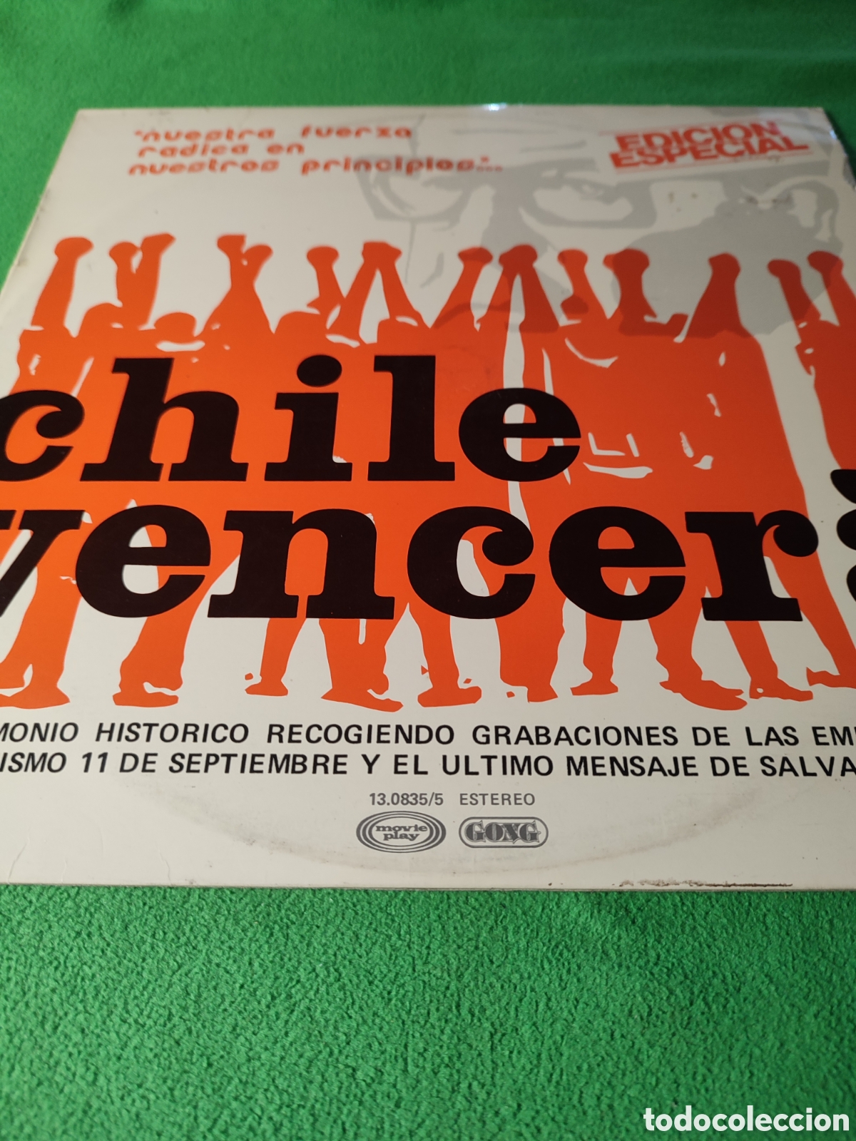 Discos de vinilo: &Uacute;ltimo mensaje de Salvador Allende - Chile vencera
