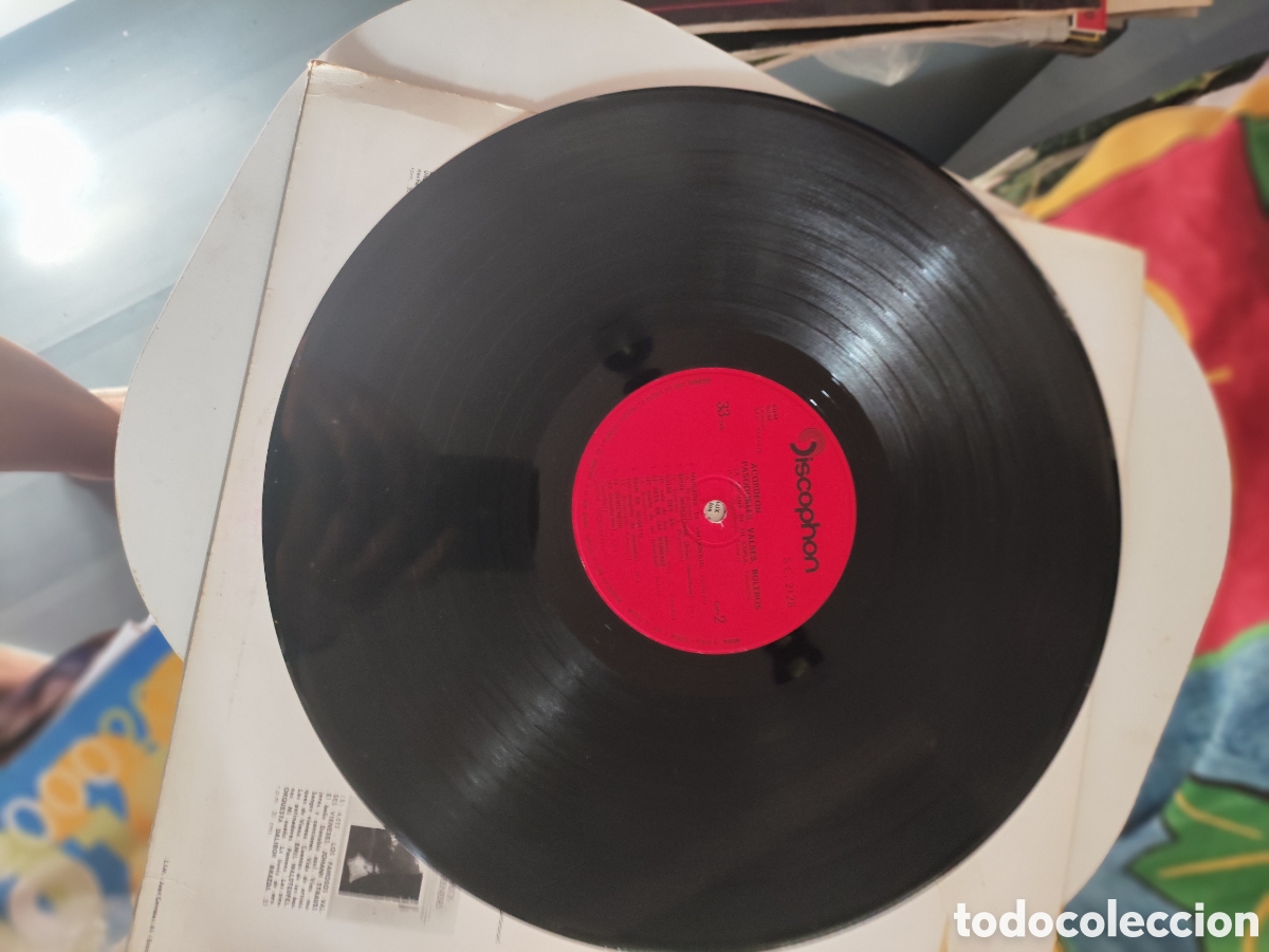Discos de vinilo: Disco vinilo Acorde&oacute;n Pasodobles,Valdes y Boleros - Foto 3
