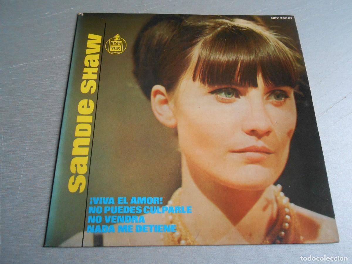 Discos de vinilo: SANDIE SHAW, EP , &iexcl; VIVA EL AMOR ! + 3, A&Ntilde;O 1965, HISPAVOX HPY 337-07