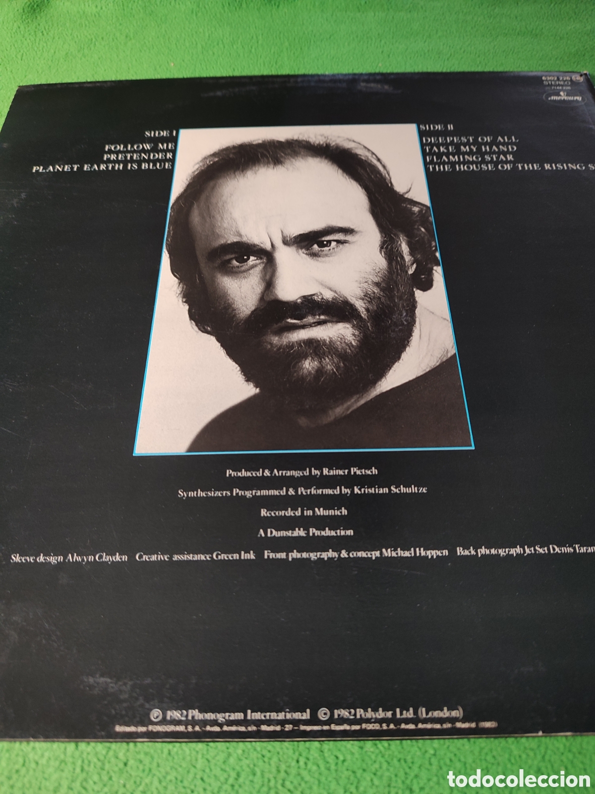 Discos de vinilo: Demis Roussos - Demis acttitudes 1982 - Foto 2