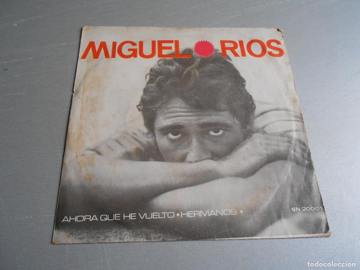 Discos de vinilo: MIGUEL RIOS, SG , AHORA QUE HE VUELTO + 1, A&Ntilde;O 1966, SONO PLAY SN - 20.001