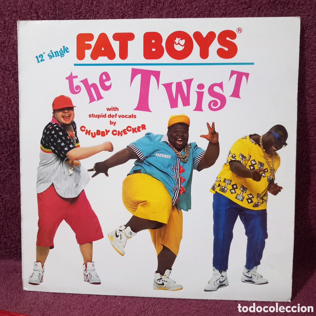 Discos de vinilo: MAXI FAT BOYS/THE TWIST(1988 POLYDOR)