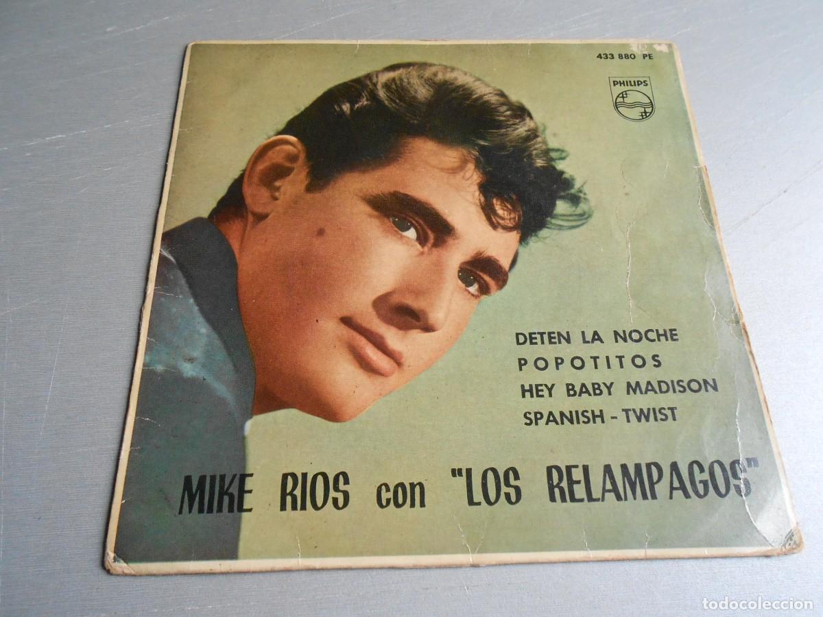 Discos de vinilo: MIKE RIOS - &rdquo;EXPLOSIVO&rdquo; -, EP , DET&Eacute;N LA NOCHE + 3, A&Ntilde;O 1962, PHILIPS 433.880 PE