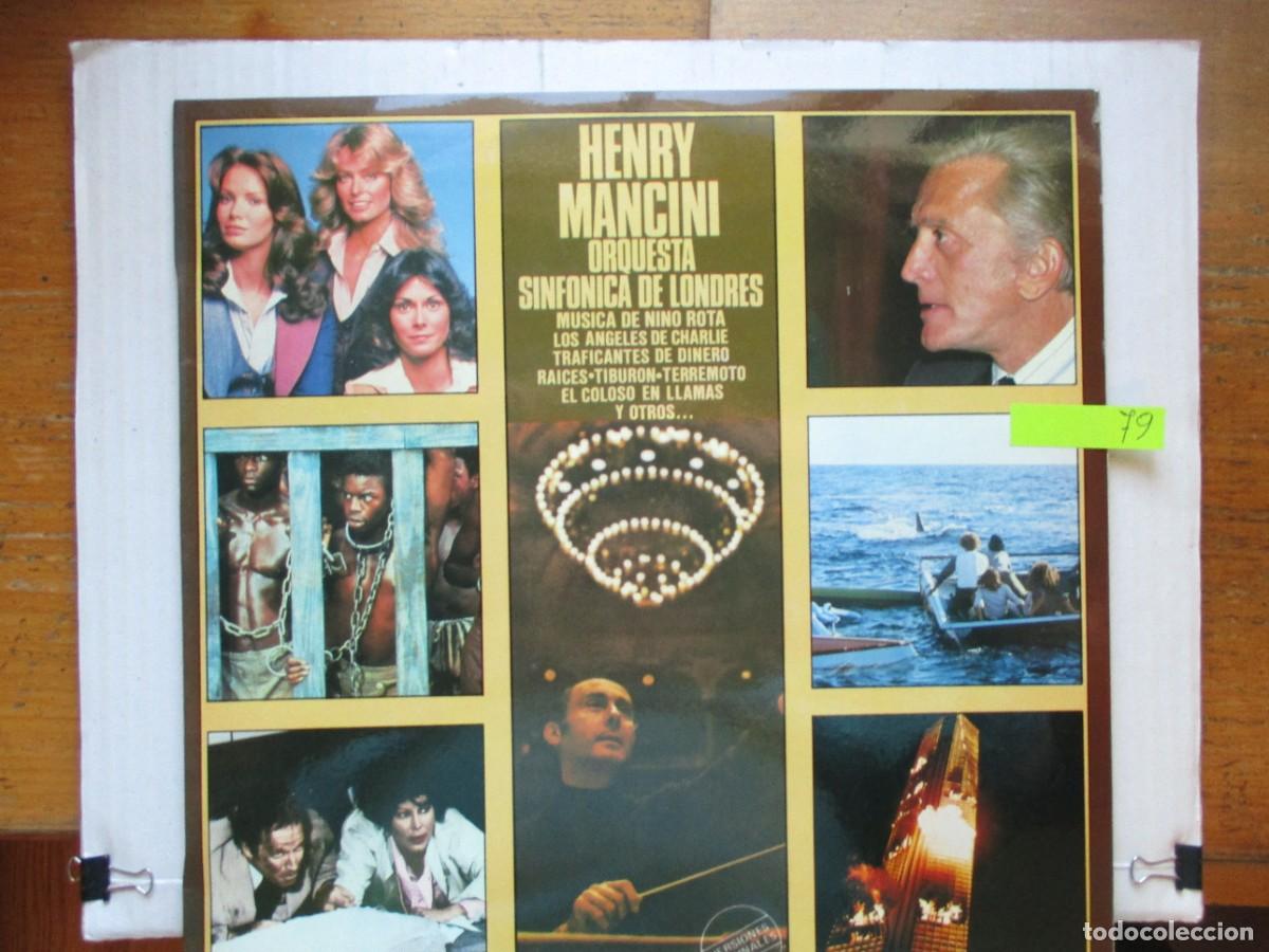 Discos de vinilo: DISCO LP , HENRY MANCINI , MUSICA VARIAS PELICULAS ,BUEN ESTADO