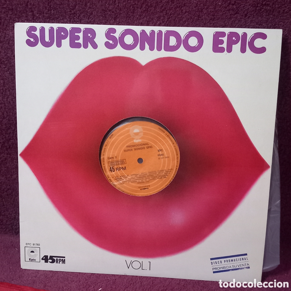Discos de vinilo: MAXI PROMICIONAL SUPER SONIDO EPIC/ALBERT HAMMOND+BOSTON+KANSAS(1977 EPIC SPAIN)COMO NUEVO!!