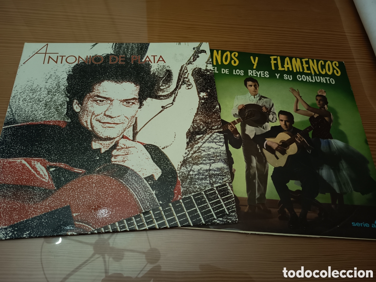 Discos de vinilo: Lote de 2 discos vinilos LP,S de Antonio De Plata y &rdquo; Gitanos Y Flamencos &rdquo;