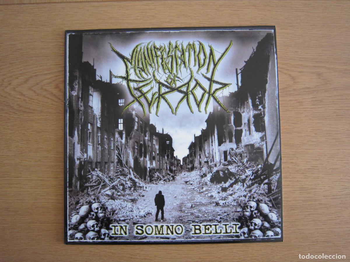 Discos de vinilo: LP - SPLIT - GRINDCORE - MANIFESTATION OF TERROR (IN SOMNO BELL) / X NERVI X (EL &Uacute;LTIMO ALIENTO)