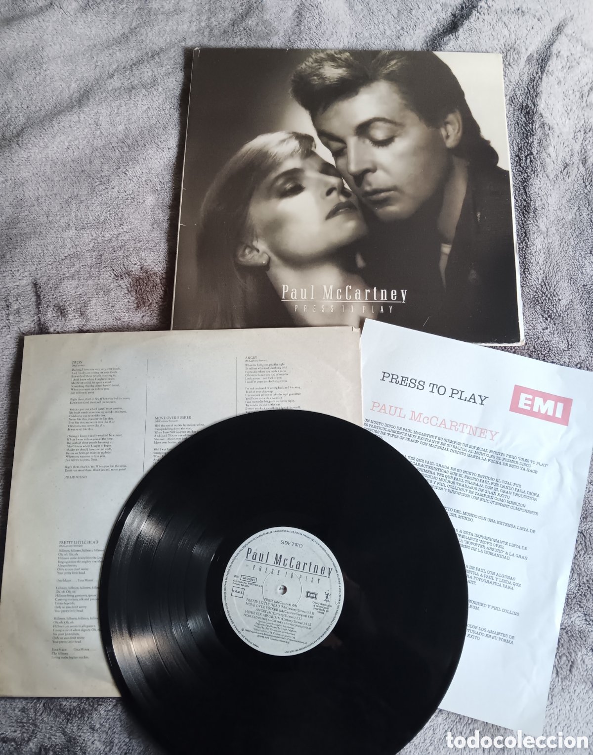 Discos de vinilo: BEATLES McCARTNEY LP EMI ODEON ESPA&Ntilde;A PROMOCIONAL PRESS TO PLAY