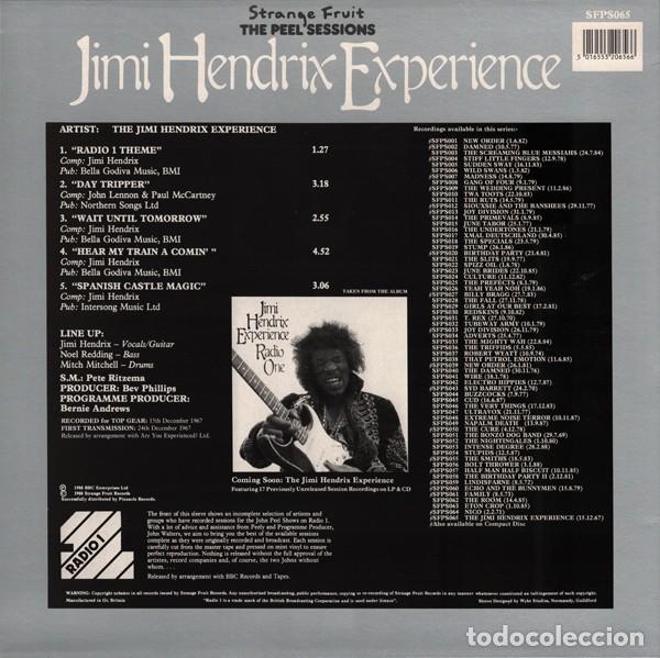 Discos de vinilo: JIMI HENDRIX EXPERIENCE THE PEEL SESSIONS - Foto 2