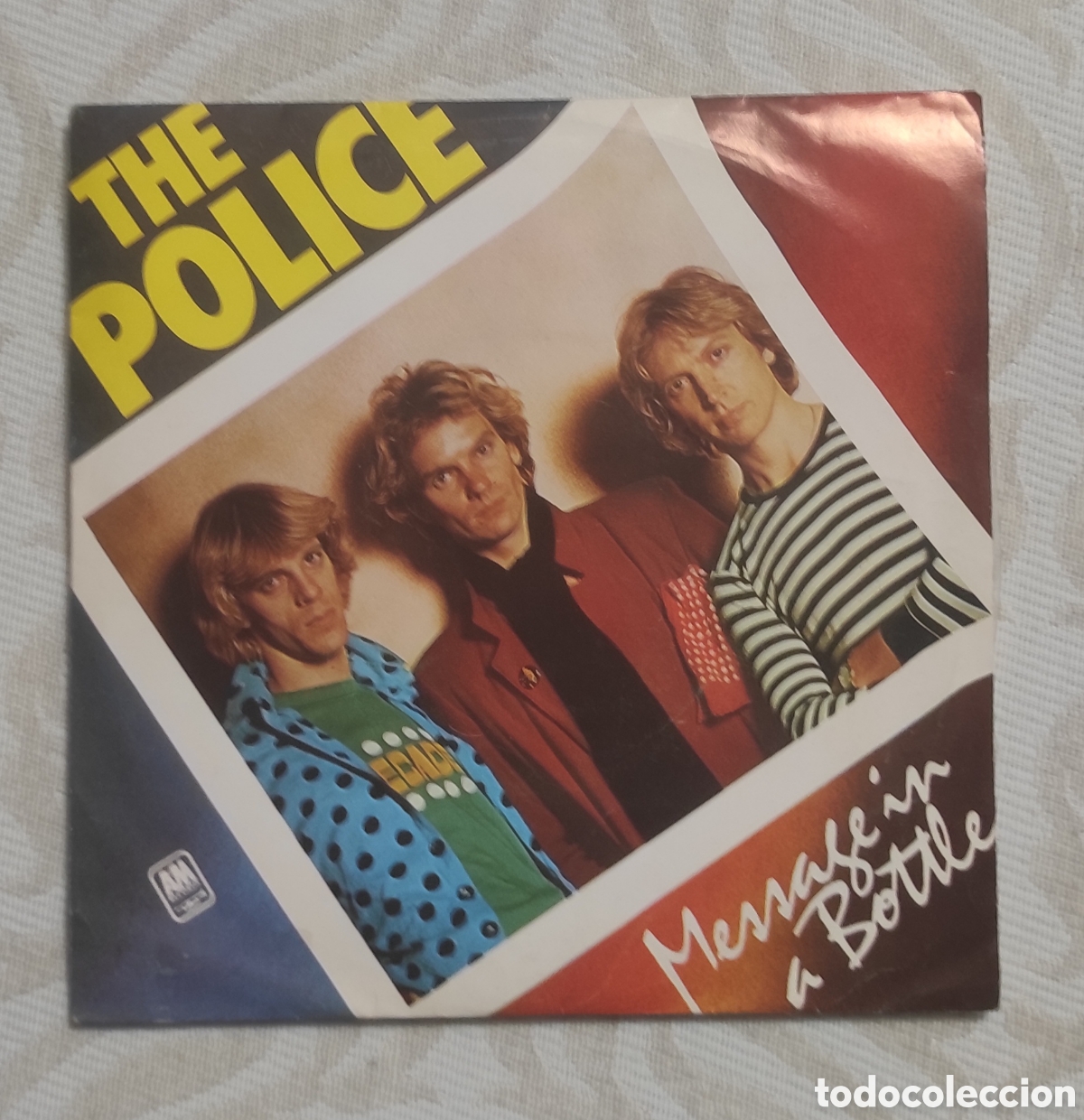 Discos de vinil: THE POLICE - MESSAGE IN A BOTTLE/ SIDE TWO LANDLORD - AM RECORDS PORTUGAL