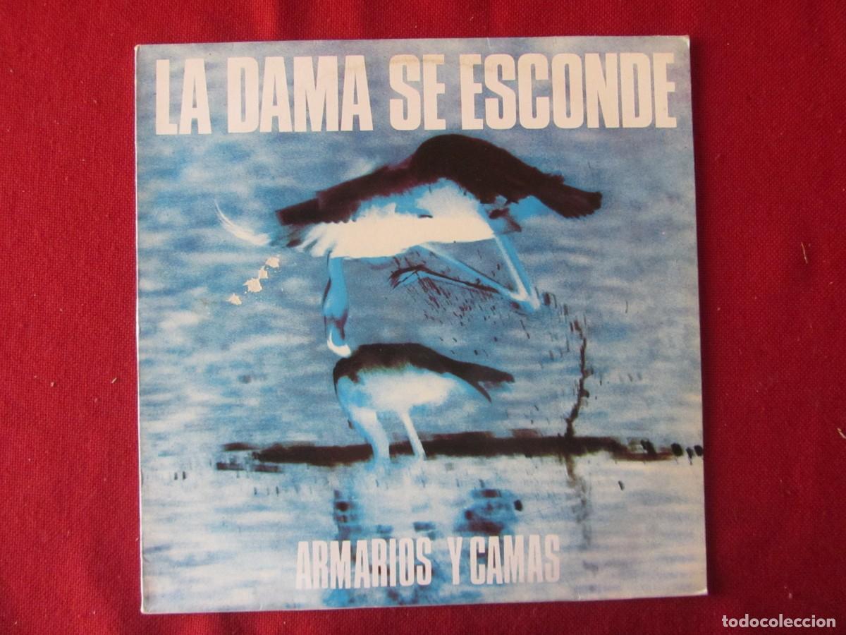 Discos de vinilo: LP LA DAMA SE ESCONDE. ARMARIOS Y CAMAS. 1986.