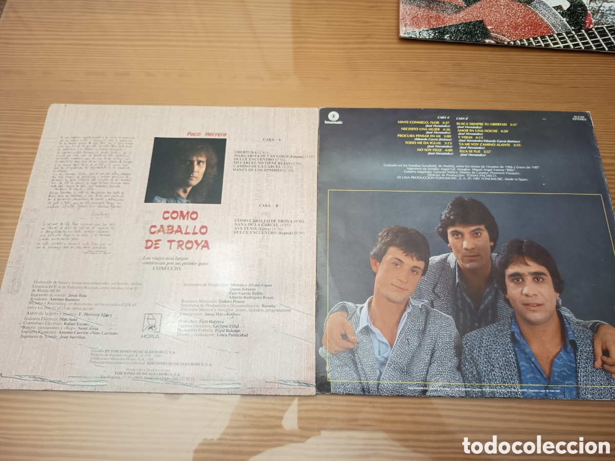 Discos de vinilo: Lote de 2 discos de vinilo de Paco Herrera y Los Calis - Foto 2