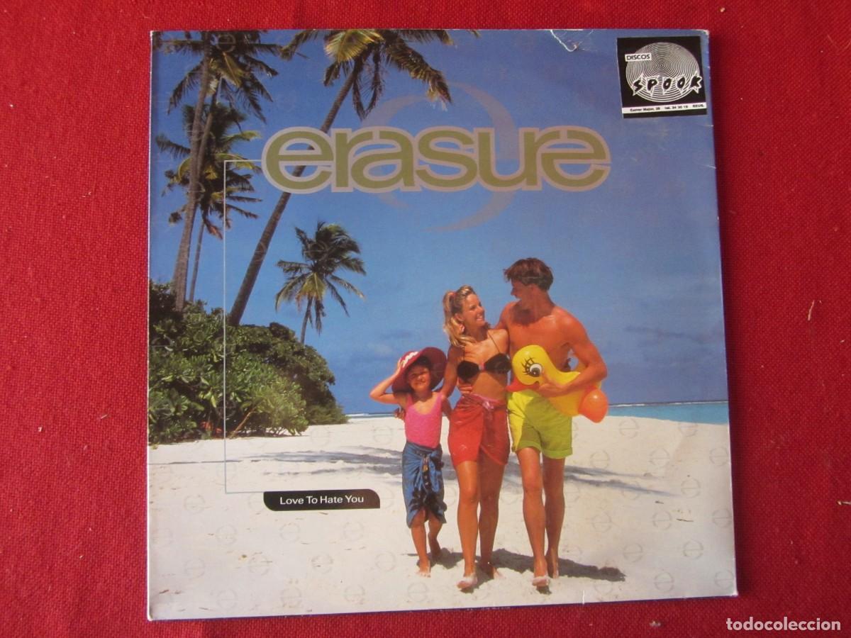 Discos de vinilo: ERASURE. LOVE TO HATE YOU. 1991. MAXI SINGLE