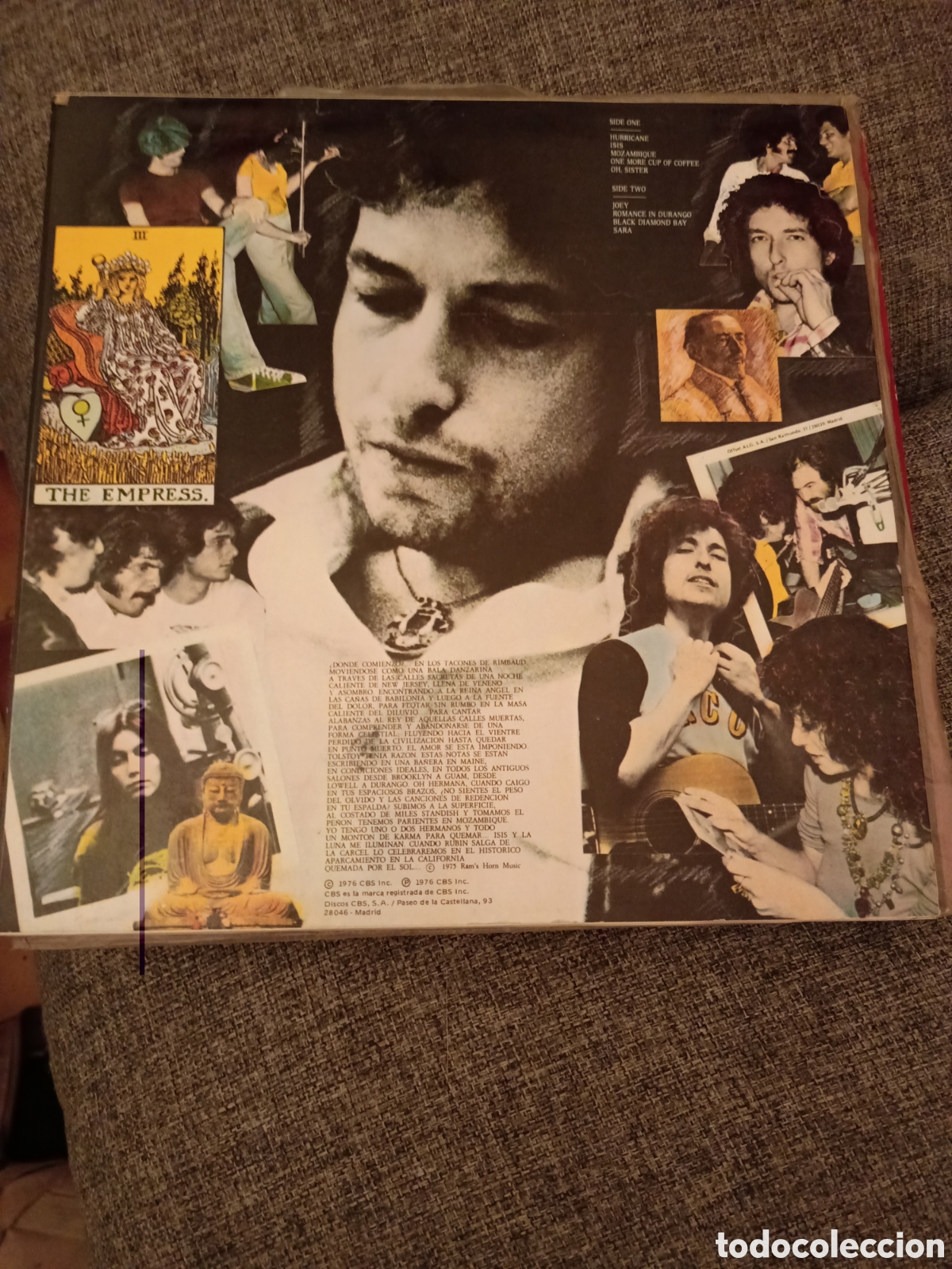 Discos de vinilo: ALBUM DE BOB DYLAN, DESIRE - Foto 2