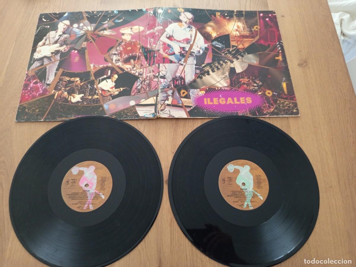 Discos de vinilo: JOYA DOBLE LP ORIGINAL. ILEGALES / EN DIRECTO 1986/2020 / SELLO DISCOBOLO 17226 / GATEFOLD.