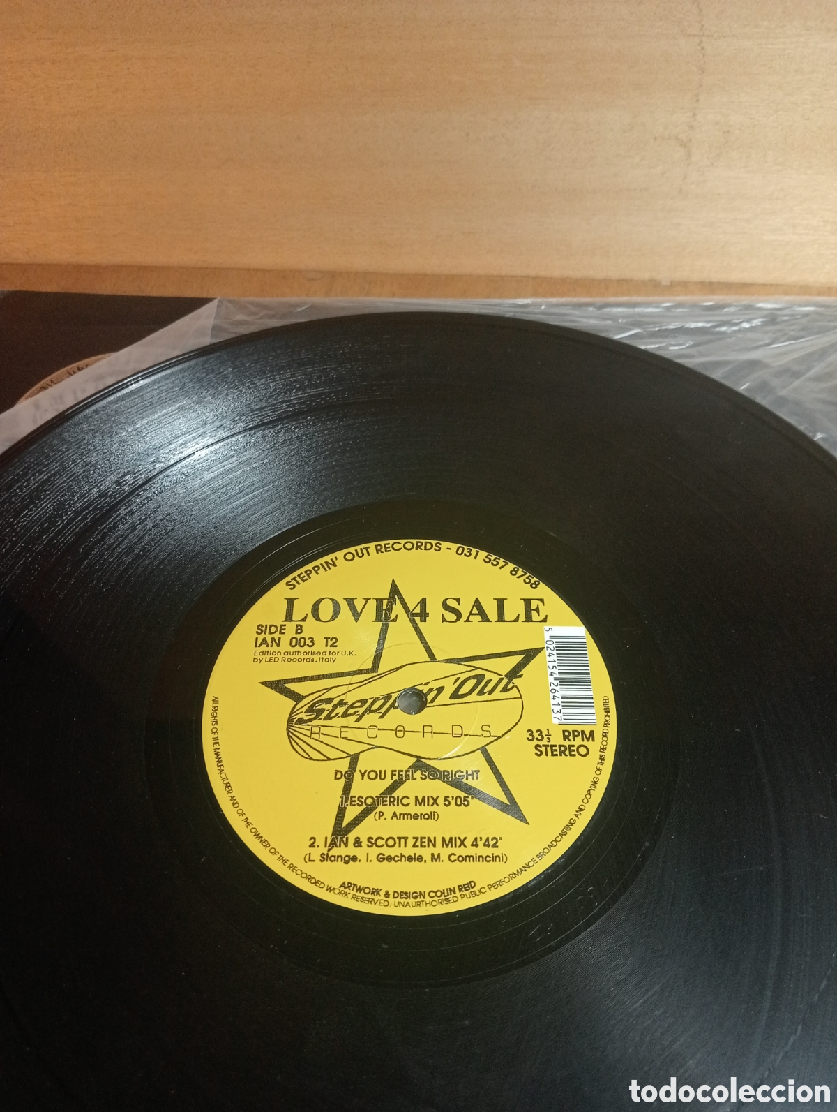 Discos de vinilo: Love 4 Sale. Do you feel so right.