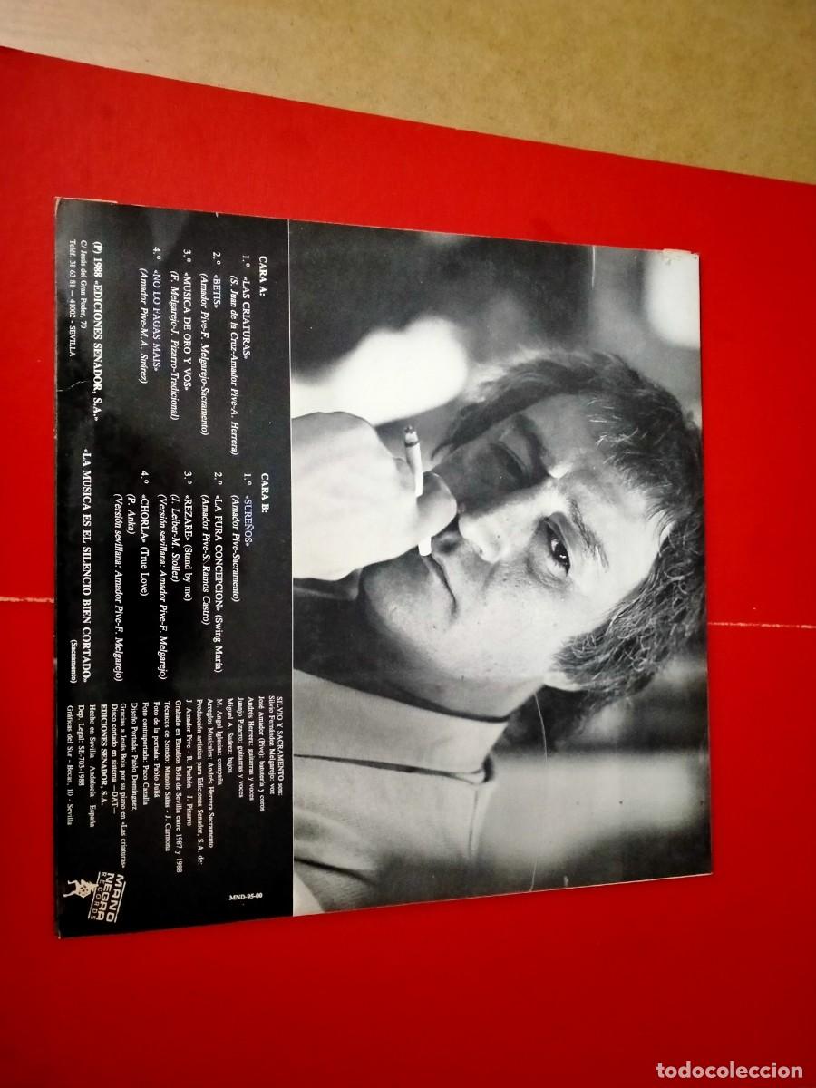 Discos de vinilo: vinilo lp de silvio y los sacramento - Foto 2