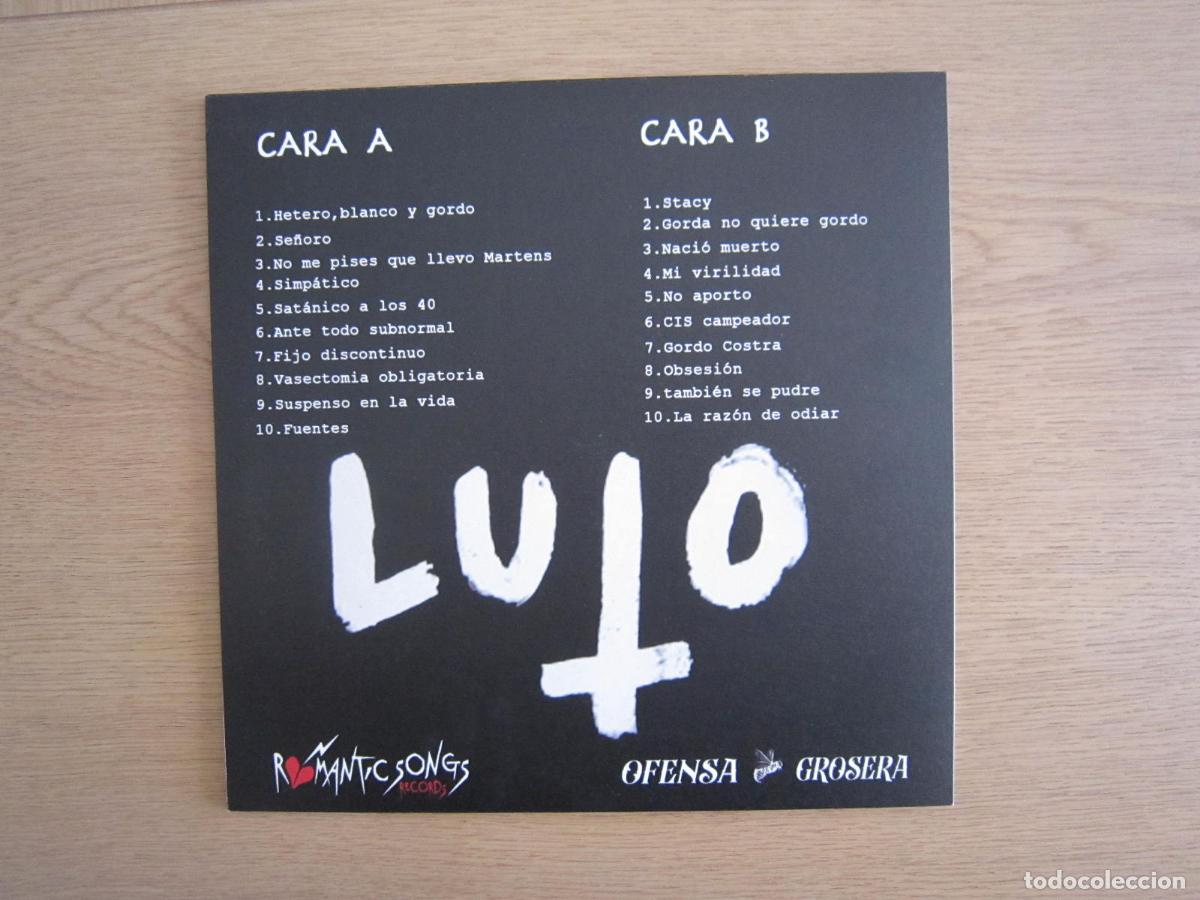 Discos de vinilo: LP - PUNK SINIESTRO - LUTO - M&Eacute;XICO - Foto 2