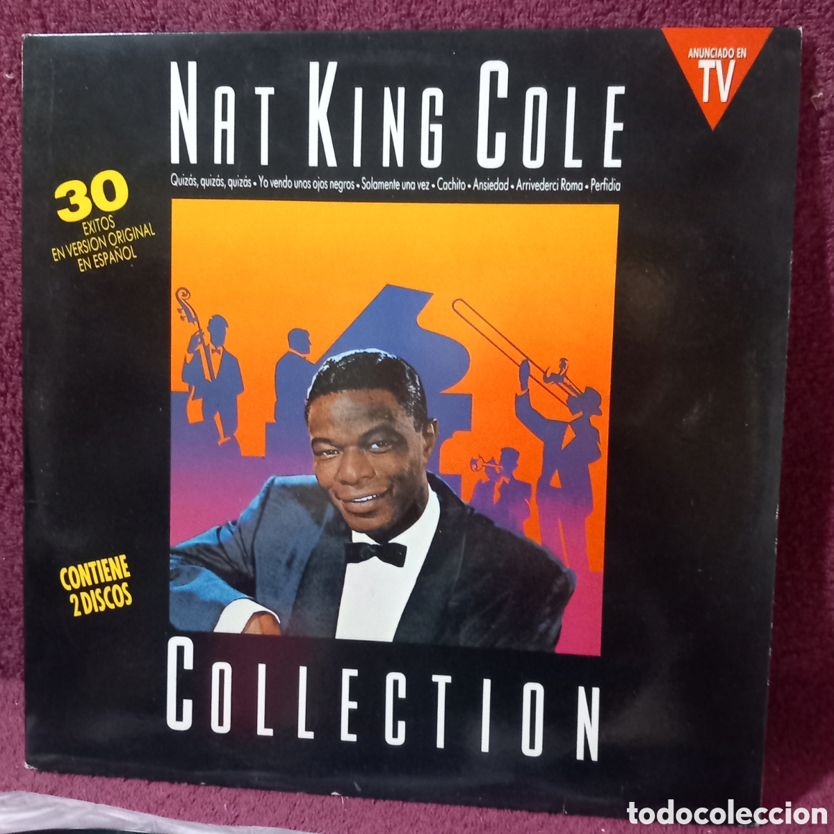 Discos de vinil: LP DOBLE NAT KING COLE 30 EXITOS VERSION ORIGINAL EN ESPA&Ntilde;OL(1990 CAPITOL)VINILOS COMO NUEVOS