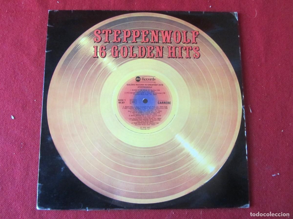 Discos de vinilo: LP STEPPENWOLF GOLDEN RECORD 16 GREATEST HITS. 1973. FRANCE