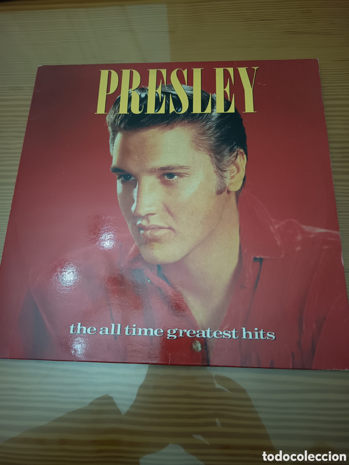 Discos de vinilo: Doble disco vinilo de Elvis Presley &rdquo; The All Time Greatest Hits &rdquo; ,regalo single de Elvis Presley &rdquo;