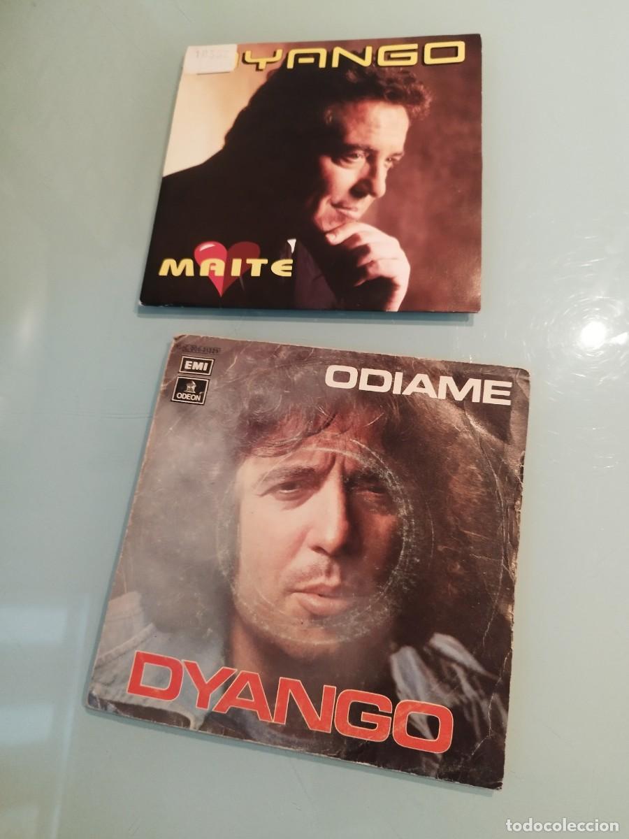 Discos de vinilo: Lote 2 Singles Vinilo 7&rdquo; Dyango - Maite (1992) y &Oacute;diame (1977).