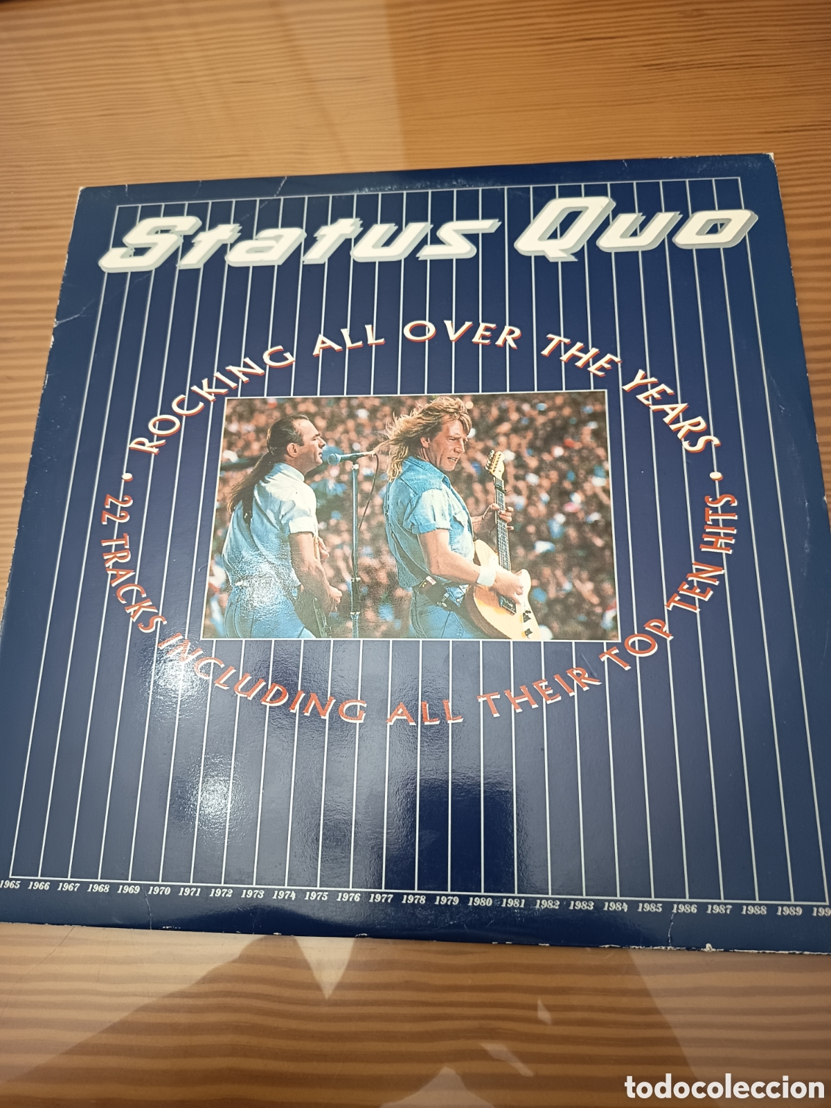 Discos de vinilo: Doble disco vinilo de status Quo &rdquo; Rocking All Over The Years &rdquo; ,vinilos como nuevos