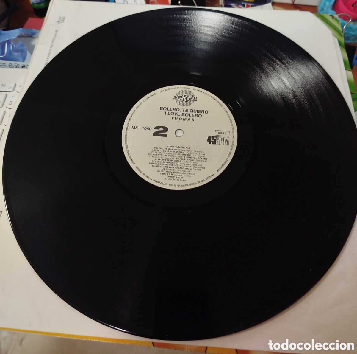 Discos de vinilo: Thomas - Bolero te quiero - Foto 2