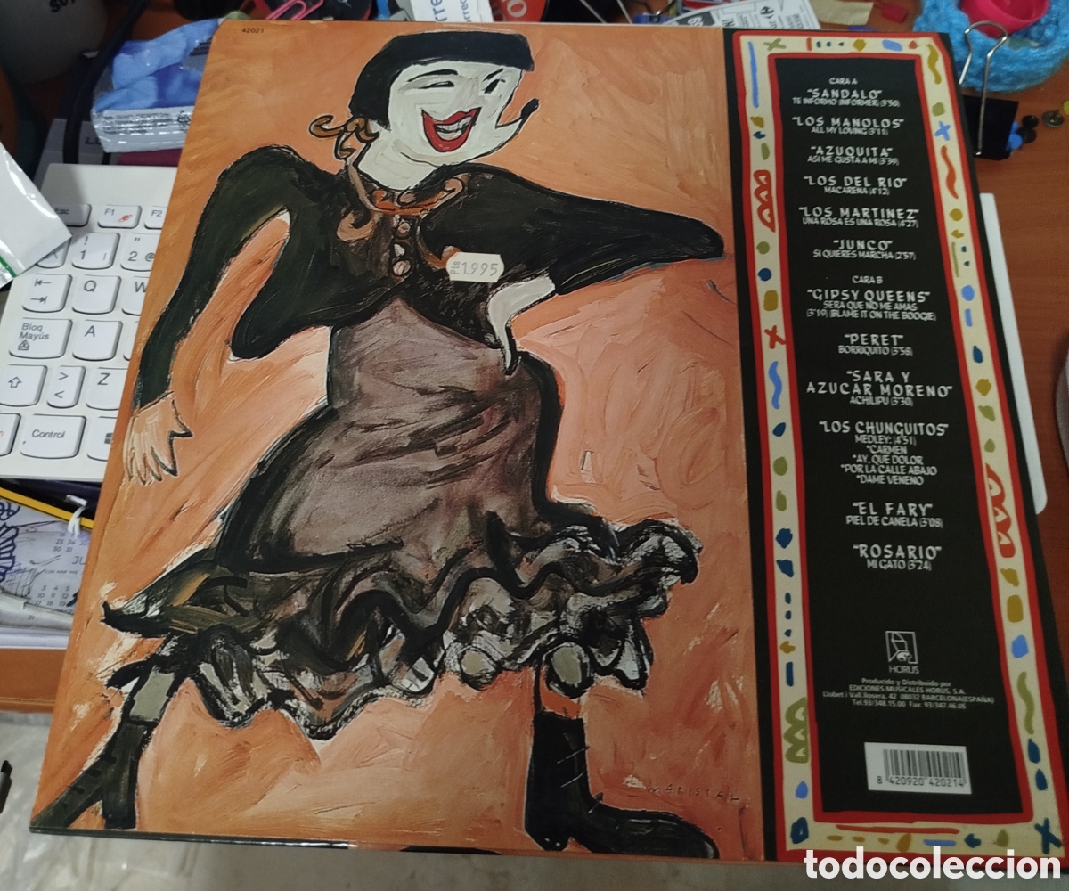 Discos de vinilo: Baila mi rumba. VV.AA. Peret / Junco/.Chunguitos/ Az&uacute;car moreno...