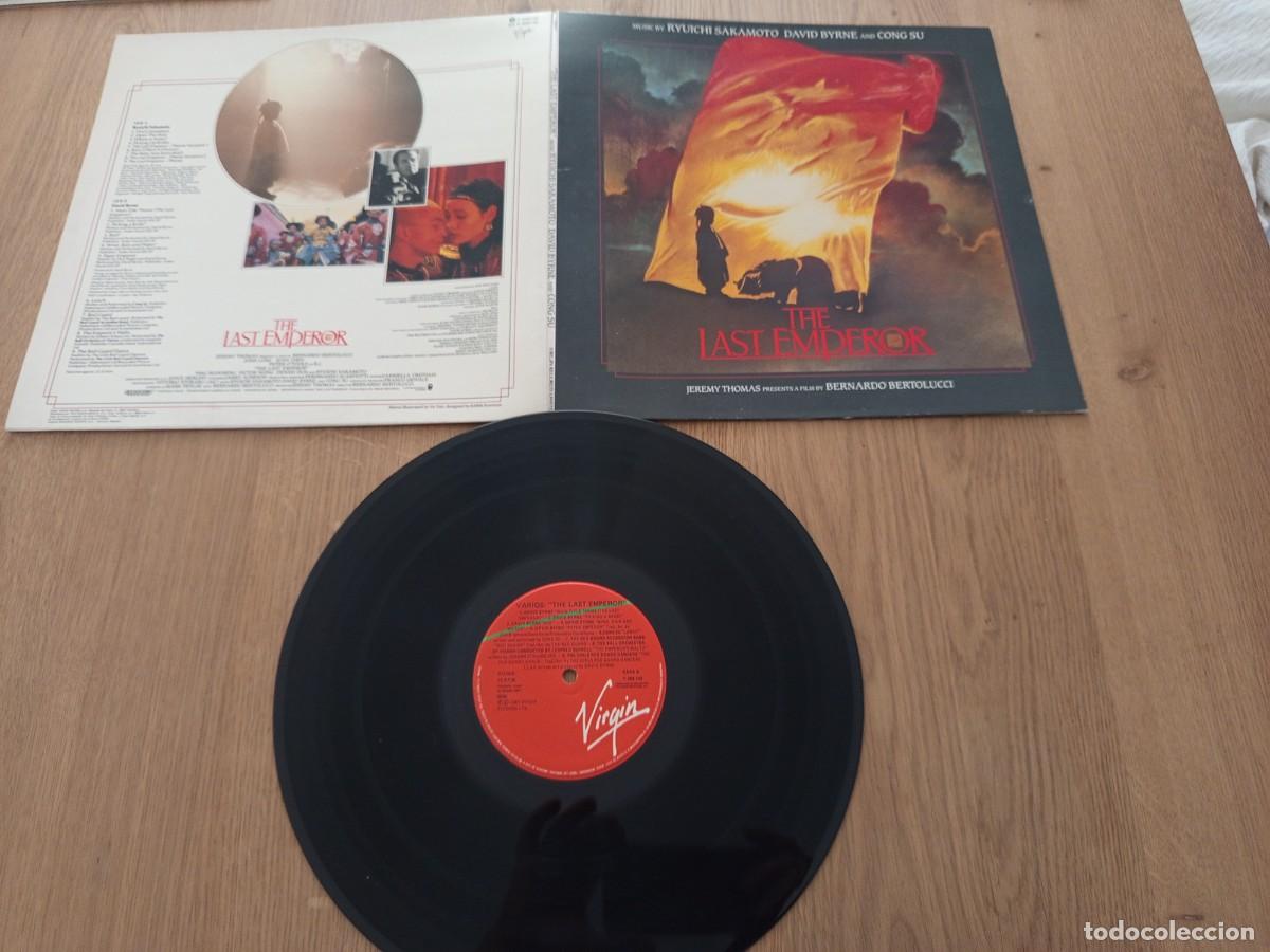Discos de vinilo: JOYA LP BSO. THE LAST EMPEROR / RYUICHI SAKAMOTO & DAVID BYRNE / VIRGIN T 208749 / A&Ntilde;O 1987 GATEFOLD