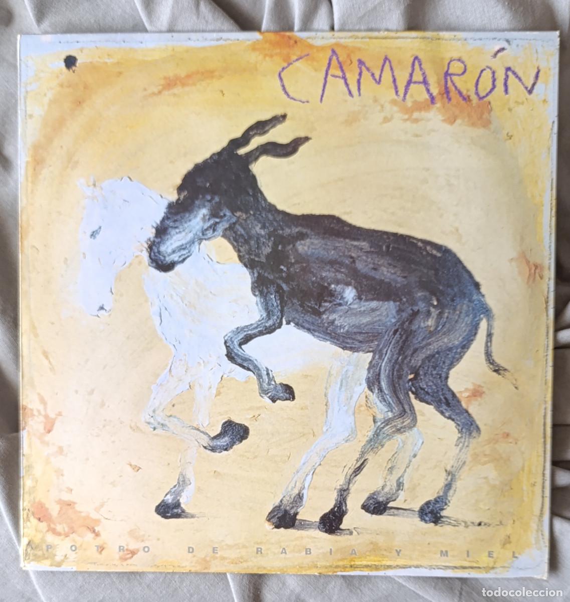 Discos de vinilo: CAMAR&Oacute;N (con Paco de Luc&iacute;a y Tomatito) - POTRO DE RABIA Y MIEL. Edici&oacute;n espa&ntilde;ola a&ntilde;o 1992