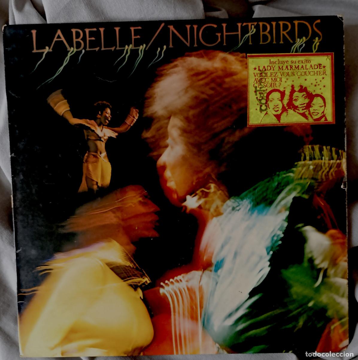 Discos de vinil: LABELLE - NIGHTBIRDS. Edici&oacute;n espa&ntilde;ola 1975