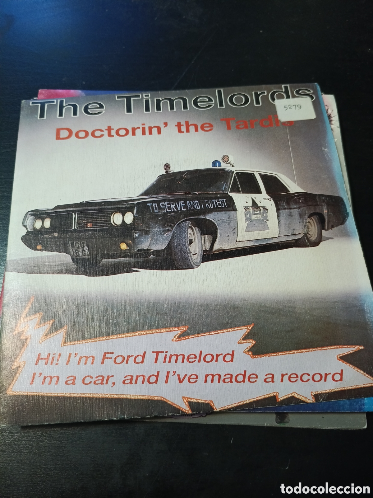 Discos de vinilo: The Timelords &ndash; Doctorin' The Tardis. Vinilo 7&rdquo; single promo 1988 Espa&ntilde;a