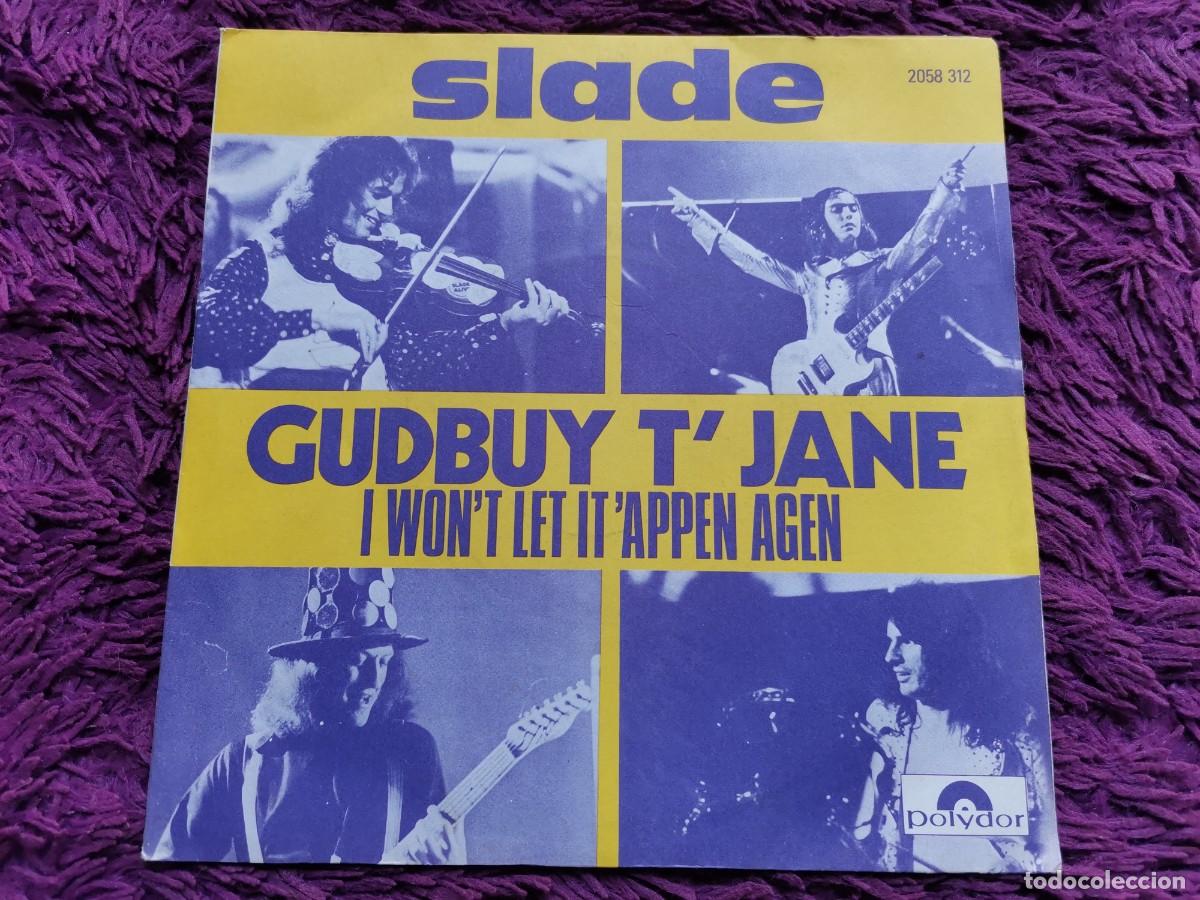Discos de vinilo: Slade &ndash; Gudbuy T' Jane Vinilo 7&rdquo; Single 1972 France 2058 312