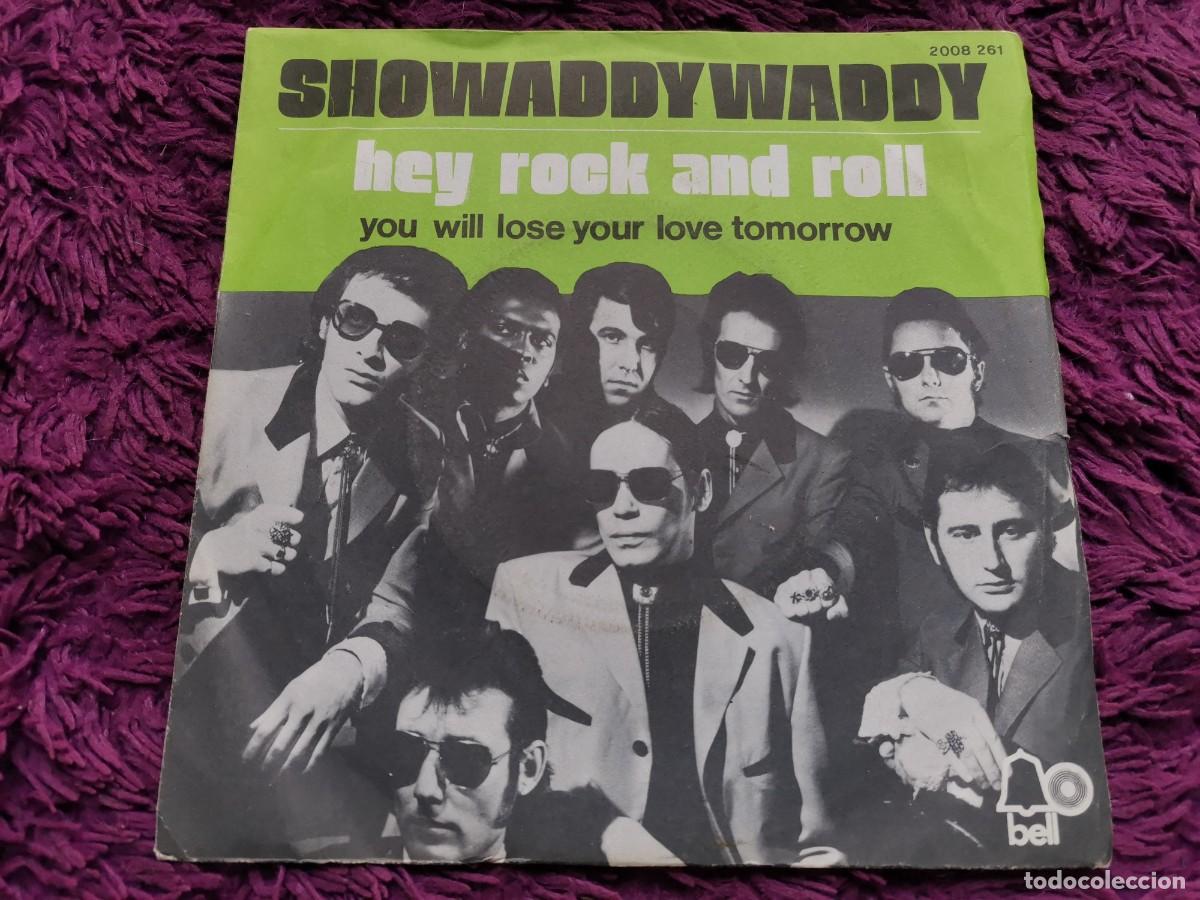 Discos de vinilo: Showaddywaddy &ndash; Hey Rock And Roll Vinilo 7&rdquo; Single 1974 France 2008 261