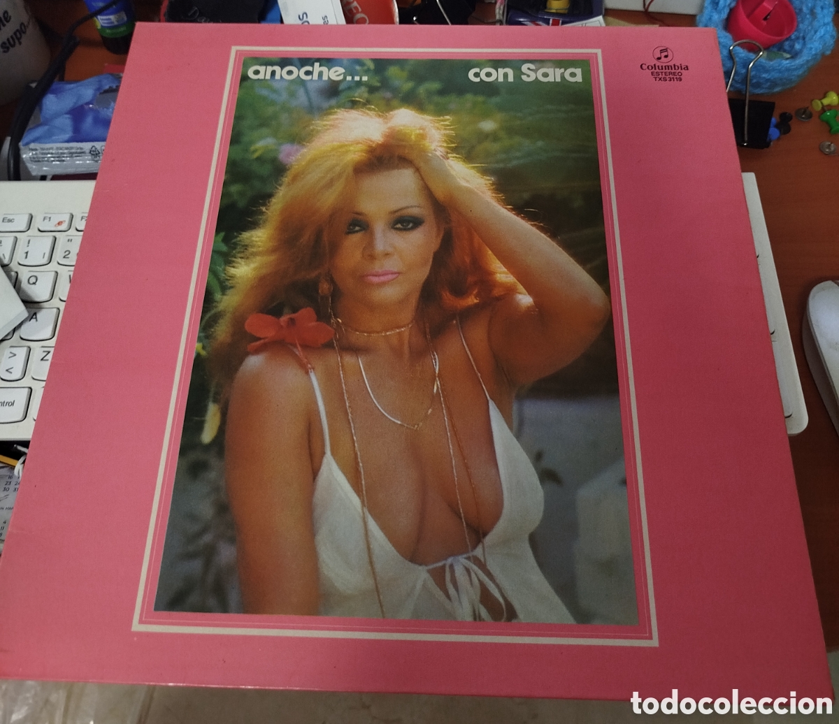 Discos de vinilo: Sara Montiel - Anoche...con Sara