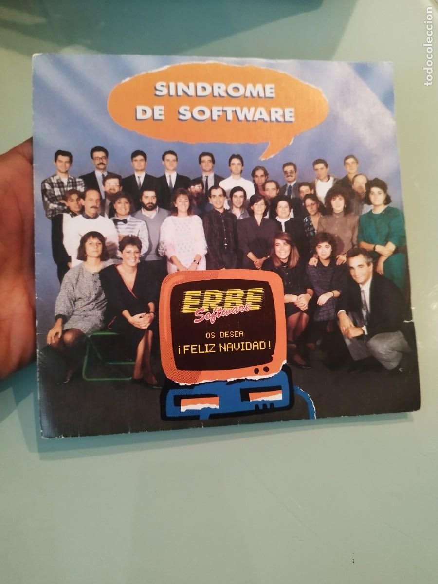 Discos de vinilo: Vinilo 7&rdquo; Promo - Comando Erbe Software: S&iacute;ndrome de Software (1987) RARO.