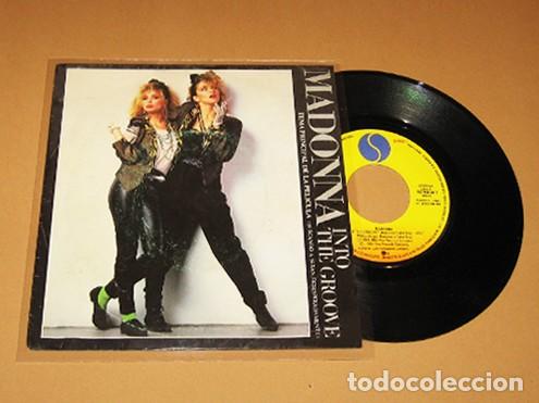 Discos de vinilo: MADONNA - INTO THE GROOVE ( B.S.O. BUSCANDO A SUSAN DESESPERADAMENTE) - SINGLE - 1985 - SPAIN