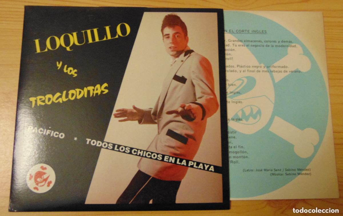 Discos de vinilo: Loquillo Y Los Trogloditas &ndash; Pac&iacute;fico + 2 - EP 1983 - Foto 5