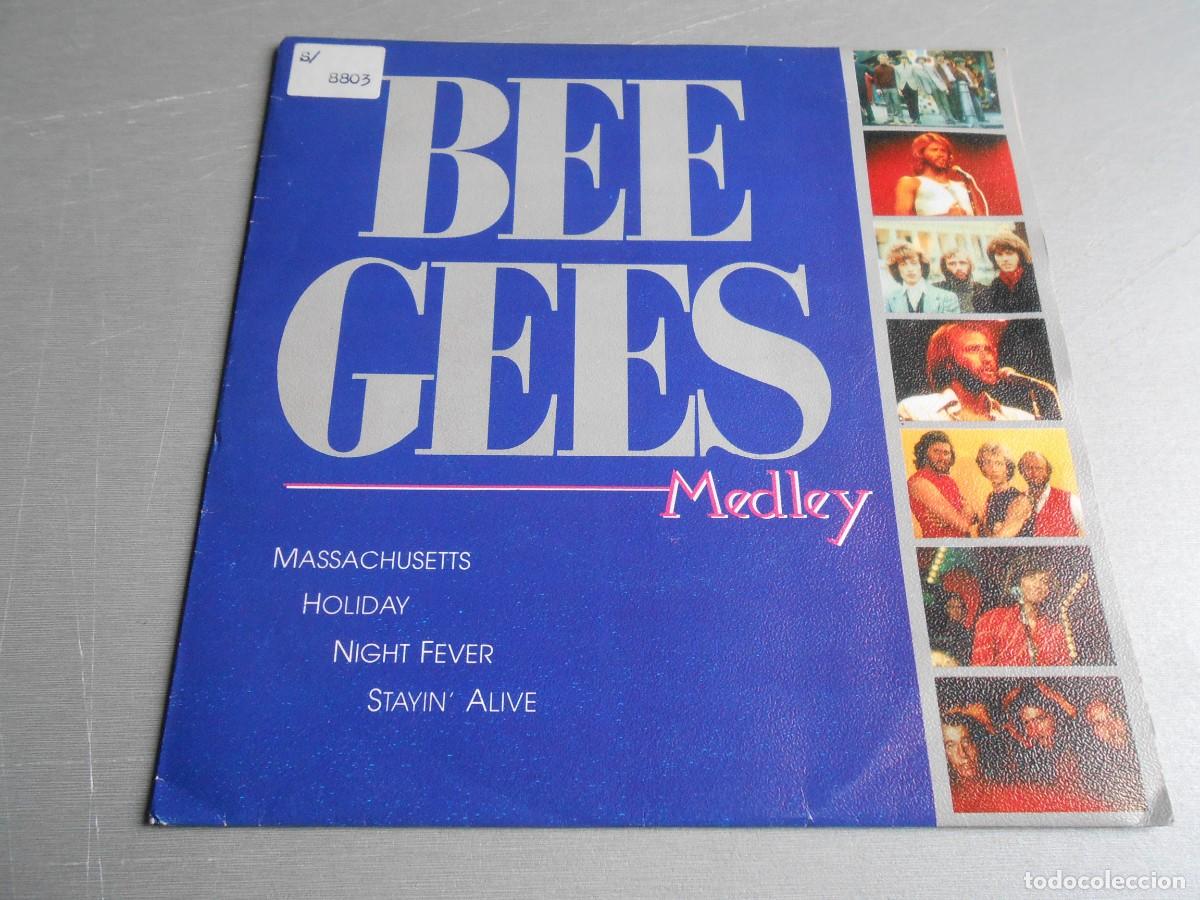 Discos de vinilo: BEE GEES, - MEDLEY -,SG , MEDLEY + 1, A&Ntilde;O 1991, POLYDOR BEE 1 PROMOCIONAL